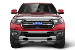 Ford Ranger Hood Deflector - Husky Liners - Aeroskin - Chrome - 2024+
